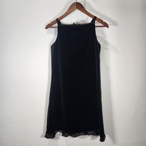 Vintage Florence Eiseman Velvet Black Dress